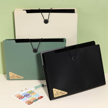 Load image into Gallery viewer, 8 Layers A4 File Folder Storage Test Paper Desktop Tool Organ Bag Office Business School Student Supplies Sorting Stationery
