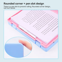 Load image into Gallery viewer, A4 Plastic File Box Folder Storage Multi-Purpose Desktop Test Paper Organizer Document Board Folder Storage Box Writing Board Office

