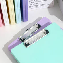 Load image into Gallery viewer, A4 Plastic File Box Folder Storage Multi-Purpose Desktop Test Paper Organizer Document Board Folder Storage Box Writing Board Office
