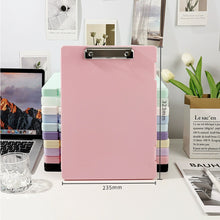 Load image into Gallery viewer, A4 Plastic File Box Folder Storage Multi-Purpose Desktop Test Paper Organizer Document Board Folder Storage Box Writing Board Office
