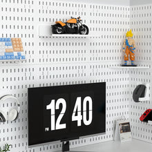 Load image into Gallery viewer, Punch-Free DIY Wall Hole Hang Pegboard Board Panels Storage Splicable Rack Wall Organizer Shelves For Kitchen Dormitory Room Home Decoration
