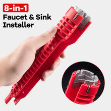 Load image into Gallery viewer, 8 in 1 Multi-Functional Bathroom Sanitary Wrench Kitchen Sink Pipe Faucet And Sink Installation Repair Tool Home Maintenance
