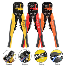 Load image into Gallery viewer, Electrician Multifunctional Pliers Crimper Cable Cutter Wire Tool Cable Wire Stripper Cutter Automatic Stripping Plier Hand Tool
