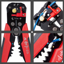 Load image into Gallery viewer, Electrician Multifunctional Pliers Crimper Cable Cutter Wire Tool Cable Wire Stripper Cutter Automatic Stripping Plier Hand Tool
