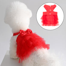 Load image into Gallery viewer, Pet Dog Dresses for Small Dog Girl Pet Supplies Party Clothes Photo Props Pet Costume Dog Clothes Tutu Shirt Puppy Skirt

