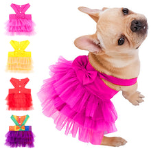 Load image into Gallery viewer, Pet Dog Dresses for Small Dog Girl Pet Supplies Party Clothes Photo Props Pet Costume Dog Clothes Tutu Shirt Puppy Skirt
