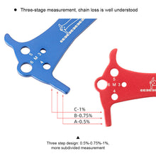 Load image into Gallery viewer, 1PC Multi-Functional Bicycle Chain Measuring Ruler Chain Wear Detection Tool Length Diameter Test Calipers
