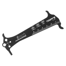 Load image into Gallery viewer, 1PC Multi-Functional Bicycle Chain Measuring Ruler Chain Wear Detection Tool Length Diameter Test Calipers
