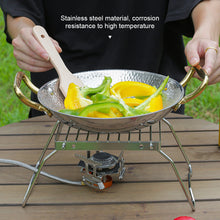 Load image into Gallery viewer, 1PC 16*16CM Multifunctional Collapsible Stainless Steel Gas Rack Outdoor Camping Barbecue Kettle Rack
