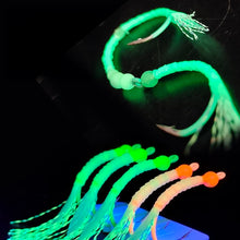 Load image into Gallery viewer, 5PCS Sea Fishing Fluorescent Yellow Fish Hooks Without Barrier Barbs Designed Night Fishing Gear Supplies
