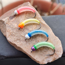 Load image into Gallery viewer, 1PC Luminous Nymphs Fly Hook Lure Bent Back Hook Fishing Accessories
