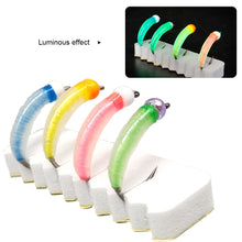 Load image into Gallery viewer, 1PC Luminous Nymphs Fly Hook Lure Bent Back Hook Fishing Accessories
