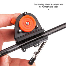 Load image into Gallery viewer, Lure Rod Fishing Line Length Counter Drop Wheel Fishing Line Bidirectional Measuring Device Fishing Gear Accessories
