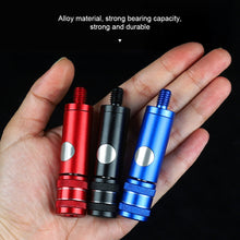 Load image into Gallery viewer, 8MM Universal Aluminum Alloy Landing Net Connector Push-Button Release Landing Net Anti-Spin Adapter Fishing Accessories
