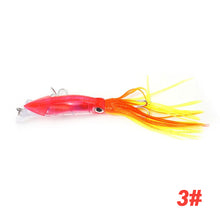 Load image into Gallery viewer, 1PC 14CM/40G Lure Bait With Whiskers Treble Hook Design Sea Fishing Octopus Long Casting Bait Fishing Tackle Accessory
