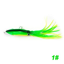 Load image into Gallery viewer, 1PC 14CM/40G Lure Bait With Whiskers Treble Hook Design Sea Fishing Octopus Long Casting Bait Fishing Tackle Accessory
