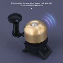 Load image into Gallery viewer, 1PC Road Cycling Special Copper Bell Free Tool Installation Super Loud Retro Horn Riding Equipment

