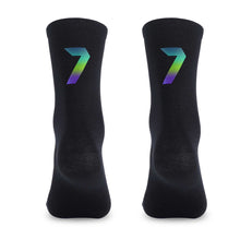 Load image into Gallery viewer, 1Pair Figure Dazzling Reflection Riding Socks For 39-46 Yard Road Bike Wmoisture Absorption And Sweat Releasing Riding Netherstock
