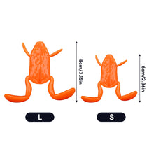 Load image into Gallery viewer, 1PC Lure Topwater Kicking Frog Simulation TPE Frog Bait Long Cast Surface Black Pit Wild Fishing Fake Bait
