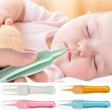 Load image into Gallery viewer, Baby Nose Cleaning Tweezers Infant Ear Nose Navel Clean Tool Safe Baby Dig Booger Clips Snot Removal Newborn Cleaning Supplies

