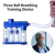 Load image into Gallery viewer, Respiratory Training Device Medical Pulmonary Function Rehabilitation Three Ball Instrument Portable Respiratory Training Device
