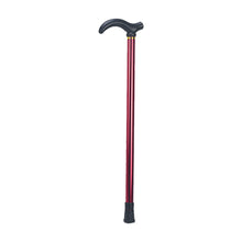 Load image into Gallery viewer, Two Sections of Reinforced Mountain Climbing Outdoor Cane Aluminum Alloy Ultra Light Anti Slip Elderly Cane Telescopic Cane Walking Aid Cane
