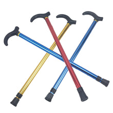 Load image into Gallery viewer, Two Sections of Reinforced Mountain Climbing Outdoor Cane Aluminum Alloy Ultra Light Anti Slip Elderly Cane Telescopic Cane Walking Aid Cane
