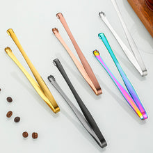 Load image into Gallery viewer, Stainless Steel Ice Cube Clip Ice Tong Bread Food BBQ Clip Barbecue Clip Ice Clamp Tool Bar Kitchen Accessories
