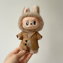 Load image into Gallery viewer, 17cm Labubu Vintage Cozy Coat Fashion Outfits Miniature Doll Clothes for 17cm Cotton Dolls DIY Wardrobe Accessories
