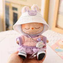 Load image into Gallery viewer, Miniature Lovely Sweater Saree Set for 17cm Labubu Dolls Cute DIY Doll Clothes Fashion Accessories Lovely Outfit Gifts for Girls Friends
