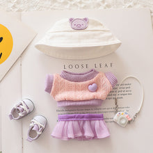 Load image into Gallery viewer, Miniature Lovely Sweater Saree Set for 17cm Labubu Dolls Cute DIY Doll Clothes Fashion Accessories Lovely Outfit Gifts for Girls Friends
