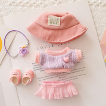 Load image into Gallery viewer, Miniature Lovely Sweater Saree Set for 17cm Labubu Dolls Cute DIY Doll Clothes Fashion Accessories Lovely Outfit Gifts for Girls Friends
