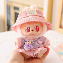 Load image into Gallery viewer, Miniature Lovely Sweater Saree Set for 17cm Labubu Dolls Cute DIY Doll Clothes Fashion Accessories Lovely Outfit Gifts for Girls Friends
