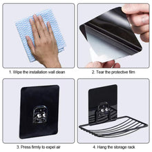 Load image into Gallery viewer, 1PC Stainless Steel Bathroom Soap Holder No-Drill Wall-Mounted Design, Single Layer Drainage Design, Simple And Practical Bathroom Shelf

