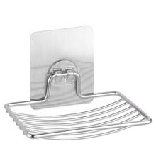 Load image into Gallery viewer, 1PC Stainless Steel Bathroom Soap Holder No-Drill Wall-Mounted Design, Single Layer Drainage Design, Simple And Practical Bathroom Shelf
