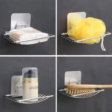 Load image into Gallery viewer, 1PC Stainless Steel Bathroom Soap Holder No-Drill Wall-Mounted Design, Single Layer Drainage Design, Simple And Practical Bathroom Shelf
