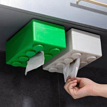 Load image into Gallery viewer, Creative Building Blocks Tissue Box Wall-Mounted Spring Paper Towel Holder Waterproof For Bathroom Living Room And Kitchen
