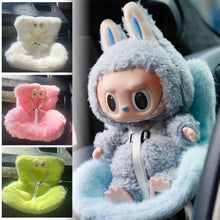 Load image into Gallery viewer, Suitable for 17cm Labubu Pendant Cute Car Safety Leopard Print Seat Car Air Outlet Decoration Car Interior Decoration Ornaments
