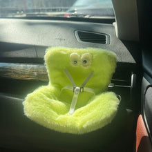 Load image into Gallery viewer, Suitable for 17cm Labubu Pendant Cute Car Safety Leopard Print Seat Car Air Outlet Decoration Car Interior Decoration Ornaments
