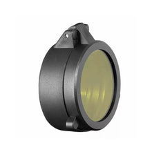 Load image into Gallery viewer, 30-69mm Rifle Scope Cover Yellow Quick Flip Spring Up Open Lens Cover Cap Eye Protect Objective Lens Eye Caliber Pistol
