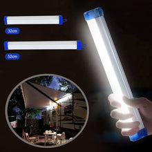 Load image into Gallery viewer, 30CM LED Rechargeable Tube Camping Light Magnetic Suspension Portable Light Bulb for Emergency Night Market Outdoor Lighting
