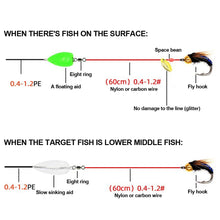Load image into Gallery viewer, 5/10pcs Fly Shape Fishing Bait Lures with Box Artificial Insect Fishing Bait Fast Sinking Brass Bead Head Scud Fly Worm Trout
