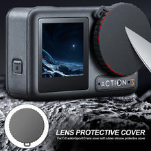 Load image into Gallery viewer, Dust-proof Lens Protective Case Cap Non Slip Lens Protective Cover Silicone for DJI Osmo Action5pro/4/3 Camera Accessories
