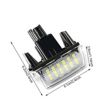 Load image into Gallery viewer, 1/2Pcs Car Rear License Number Plate Light LED Lamp Whte For Toyota Camry 2012-2016 YARISL VIOS COROLLA 2014-2016 Accessories
