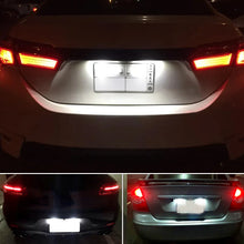 Load image into Gallery viewer, 1/2Pcs Car Rear License Number Plate Light LED Lamp Whte For Toyota Camry 2012-2016 YARISL VIOS COROLLA 2014-2016 Accessories
