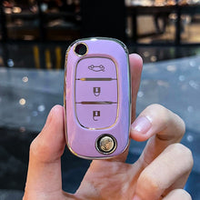 Load image into Gallery viewer, 3 Buttons TPU Key Case Cover for LADA Vesta Granta XRay Kalina Priora Sedan Sport for Renault Fluence Clio Megane for Mercedes
