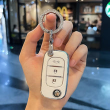 Load image into Gallery viewer, 3 Buttons TPU Key Case Cover for LADA Vesta Granta XRay Kalina Priora Sedan Sport for Renault Fluence Clio Megane for Mercedes
