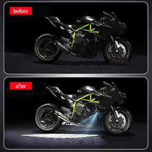 Load image into Gallery viewer, 2Pcs 12V Motorcycle Angel Wings LED Underbody Light Projector Ghost Light Goldwing Welcome Brake Taillights Motorcycle Accessories
