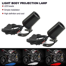 Load image into Gallery viewer, 2Pcs 12V Motorcycle Angel Wings LED Underbody Light Projector Ghost Light Goldwing Welcome Brake Taillights Motorcycle Accessories
