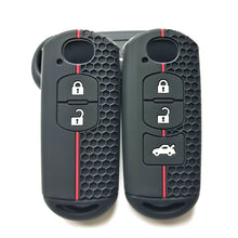 Load image into Gallery viewer, 2 Buttons Silicone Key Case Cover Protected Fob Accessories For Mazda 2 3 6 Axela Atenza CX-5 CX5 CX-3 CX-7 CX8 CX-9 2016 - 2019
